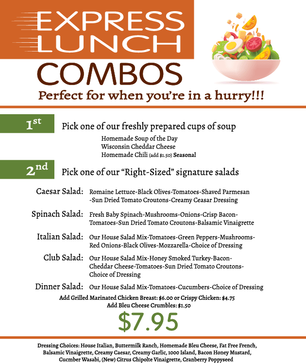 Express Lunch Combos